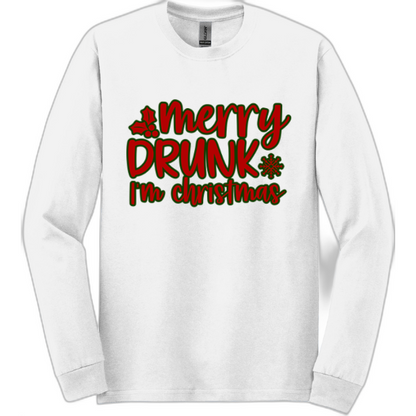 Merry Drunk I’m Christmas Long Sleeve