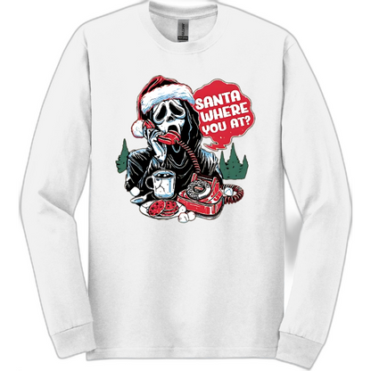 Scream Santa where you at? Long Sleeve